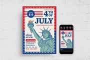 4th July Flyer, a Flyer Template by BrandPacks (Thumbnail 1 of 7)