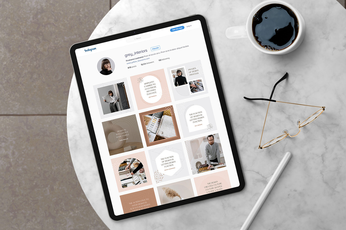 Instagram Template Bundle in CANVA, a Social Media Template by RWstudio (Photo 8 of 8)