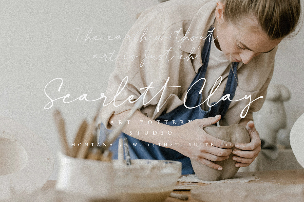 Claudia Letter Font, a Font by BodigStd (Photo 3 of 10)