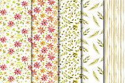 Watercolor patterns collection, a Pattern Graphic by Wild Rose (Thumbnail 4 of 7)