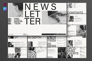 Newsletter Presentation Template, a Presentation Template by E-Type