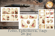 Floral Junk Journal Ephemera, a Decorative Illustration by GalaDesign03 (Thumbnail 5 of 5)