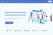 Landing Page Design, a Landing Page Template by Neha Guleria (Thumbnail 2 of 2)