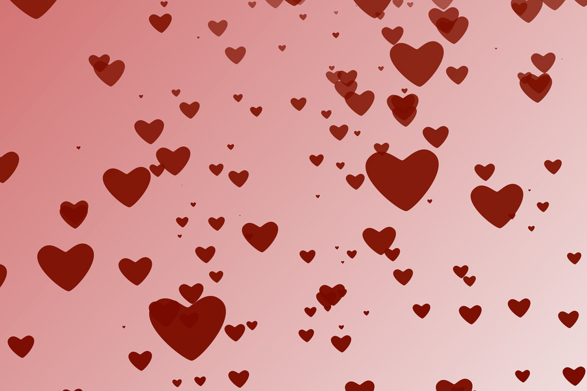 video of red hearts flying, a Font by Naltik (Photo 1 of 2)