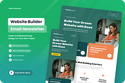 Website Builder Email Newsletter, an UI Kit Template by SquidPixey (Thumbnail 1 of 6)