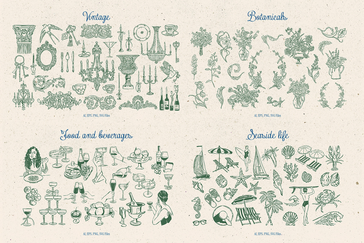 Illustration Bundle, an Object Graphic by DesignThatMatters (Photo 13 of 23)