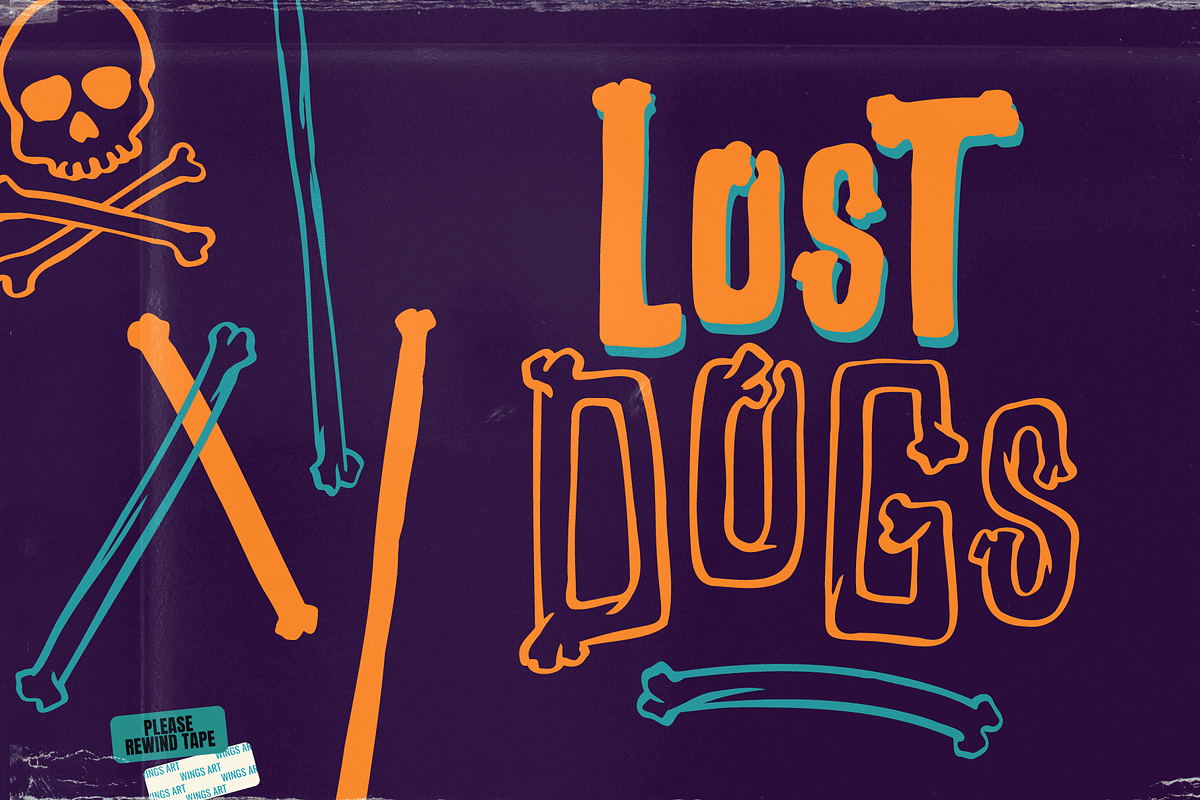 Them Bones: A Novelty Halloween Font, a Font by Wingsart Studio (Photo 14 of 16)