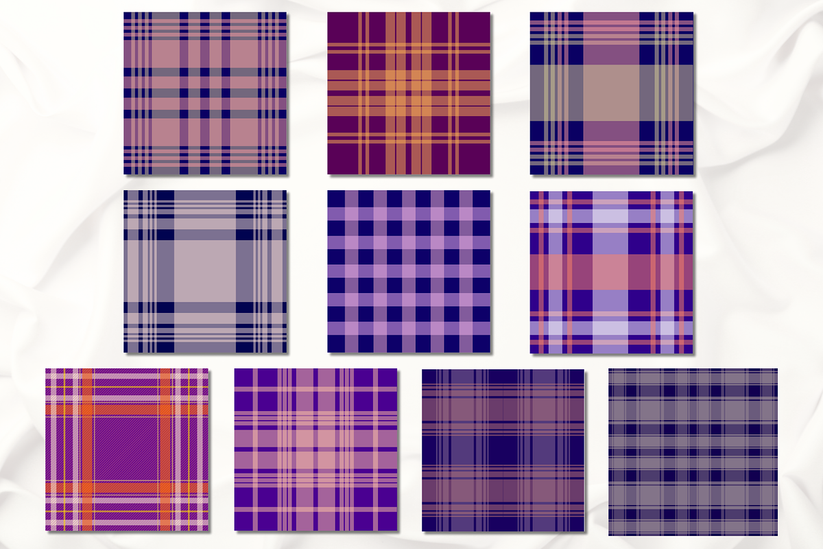 Plaid Tartan Seamless Pattern, a Pattern Graphic by wind mill (Photo 2 of 2)