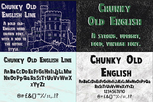 Chunky old English/old English line