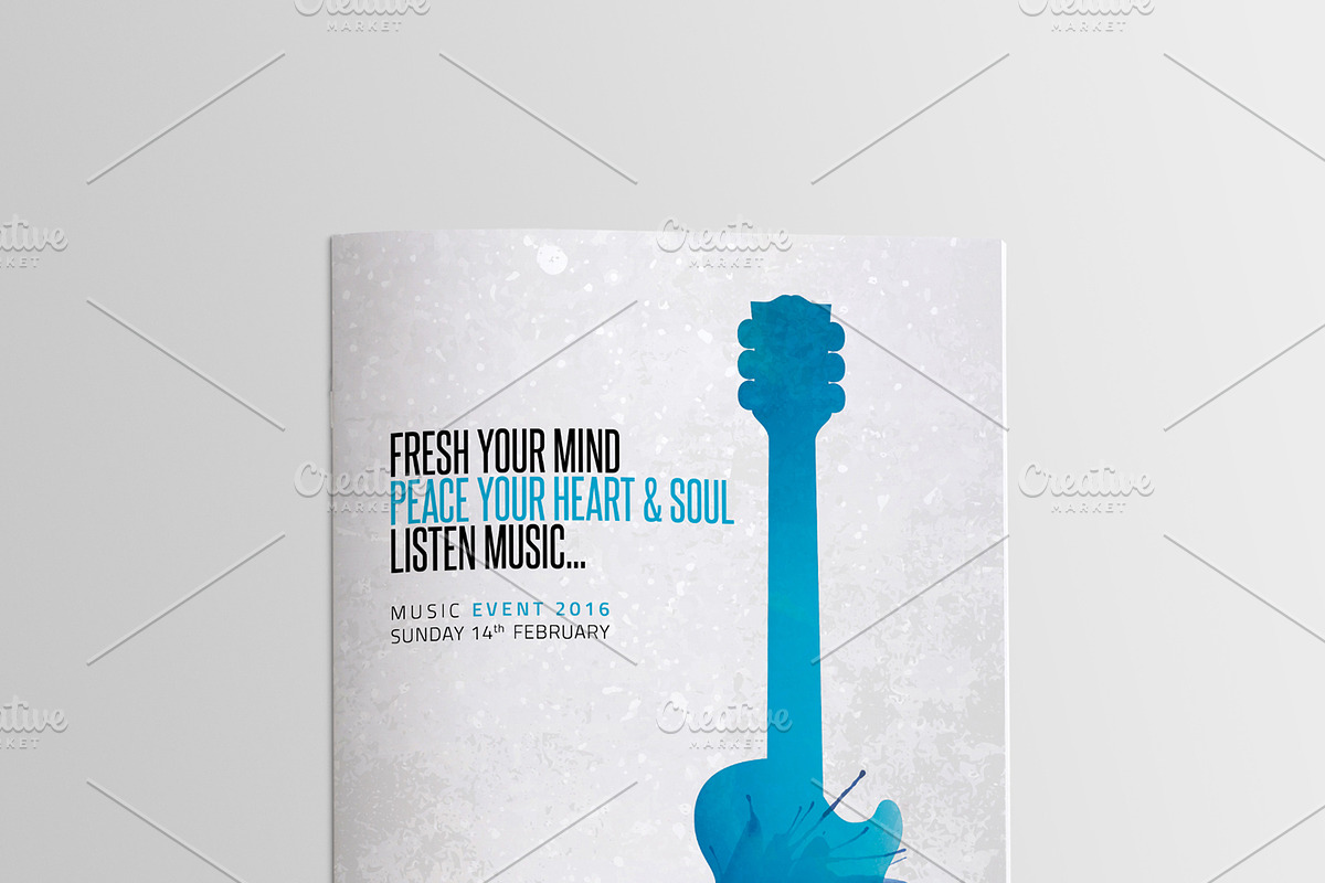 Music Festival Brochure+Ticket, a Brochure Template by SmmrDesign (Photo 5 of 20)