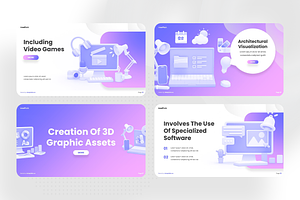 3D Template - Powerpoint Template