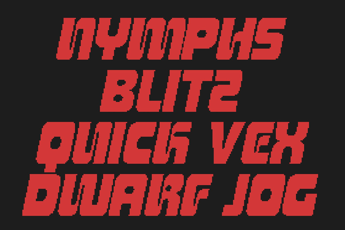 CS Randy Pixel, a Sans Serif Font by Craft Supply Co. (Photo 4 of 7)