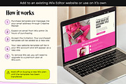 Pink Feminine Faceless Sales Page, a Wix Template by Template Twist Shop (Thumbnail 5 of 10)