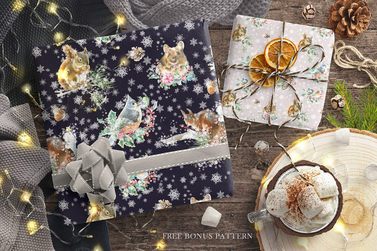 Christmas Watercolor Woodland Story, an Animal Illustration by Catherine Wheel (Photo 6 of 29)