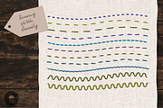 Embroidery brushes for Procreate, a Brush Add-On by bokettori (Thumbnail 12 of 16)