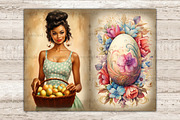 Pastel Easter Junk Journal Kit, a Seasonal Illustration by GlamArtZhanna (Thumbnail 2 of 9)