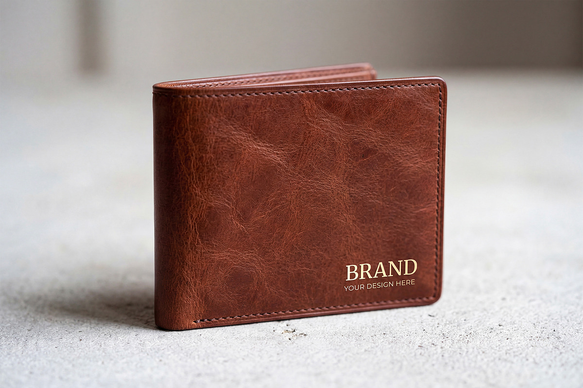 Leather Emboss Logo Mockup Set, an Advertising Mockup by graphypix (Photo 7 of 7)