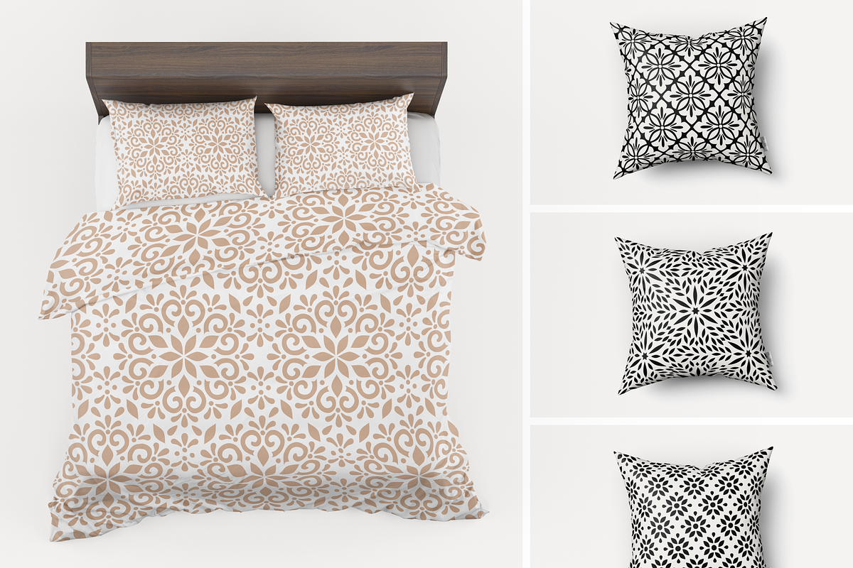 Seamless damask patterns., a Pattern Graphic by Getalo Viktoriia (Photo 13 of 13)