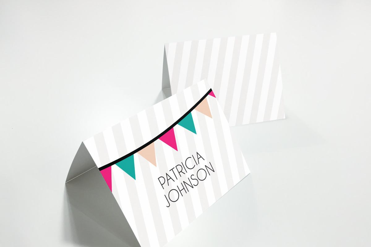 Party Flags Wedding Suite, an Invitation Template by Elegrad Design Agency (Photo 9 of 11)