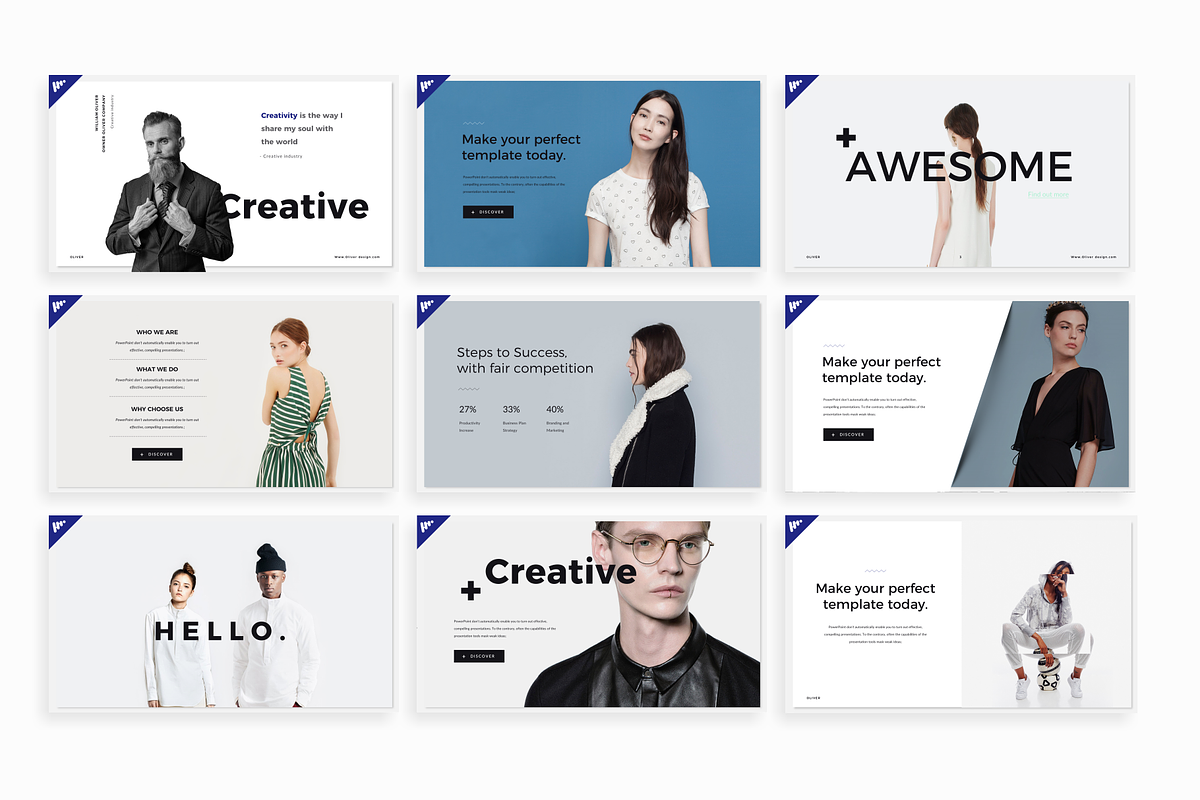 Oliver Powerpoint template, a Presentation Template by Mikokit (Photo 2 of 16)