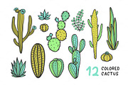 10 Cactus Patterns, a Pattern Graphic by Apolinarias Art (Thumbnail 4 of 9)