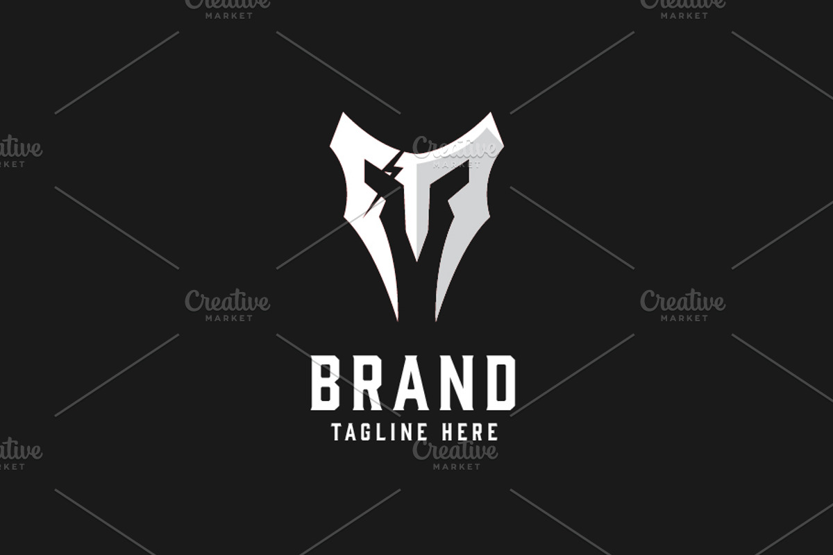 M letter logo, spartan helmet, a Branding & Logo Template by Abdul Aris (Photo 2 of 2)