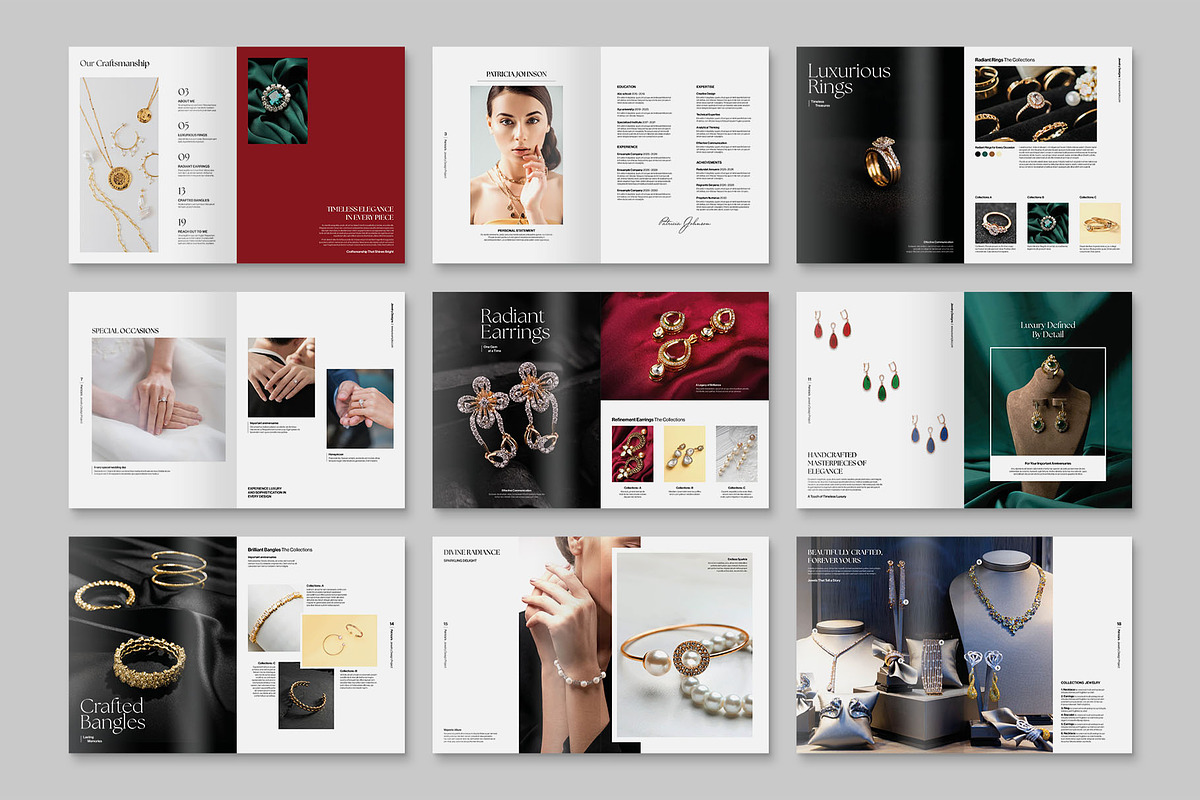 Jewellery Portfolio & Catalog Layout, a Magazine Template by BrandPacks (Photo 4 of 6)