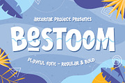 Bestoom - Playful Handwritten, a Sans Serif Font by Arterfak Project (Thumbnail 1 of 11)