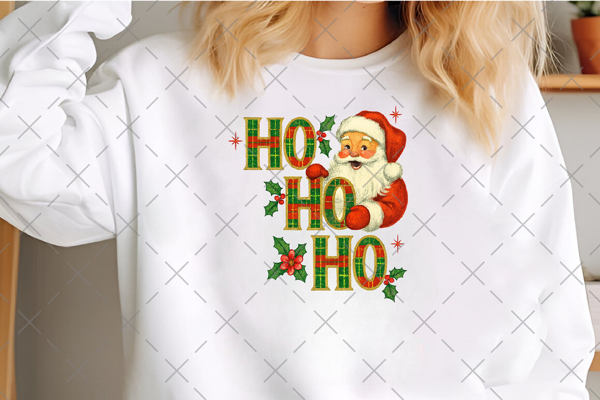HO HO HO Santa Clipart, an Illustration by Craft Nest (Photo 3 of 6)