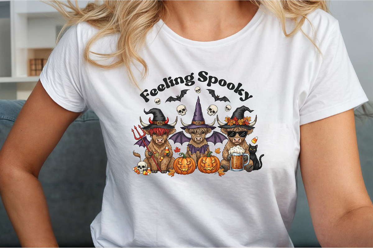 Feeling Spooky Png-Witchy Cows & Pum, an Illustration by Sublimation Artist (Photo 5 of 9)