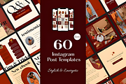 Energetic Instagram Post Templates, a Social Media Template by Coco Bloom (Thumbnail 1 of 5)