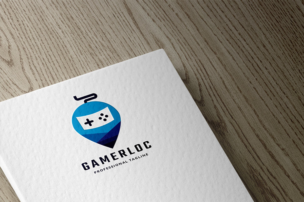 Gamer Location Logo, a Branding & Logo Template by Design_Planet (Photo 1 of 4)