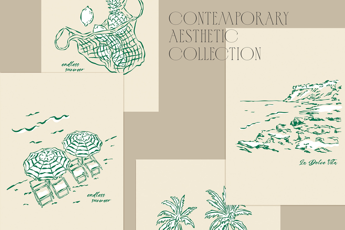 Mediterranean Vacation Print Posters, an Object Graphic by DesignThatMatters (Photo 12 of 13)