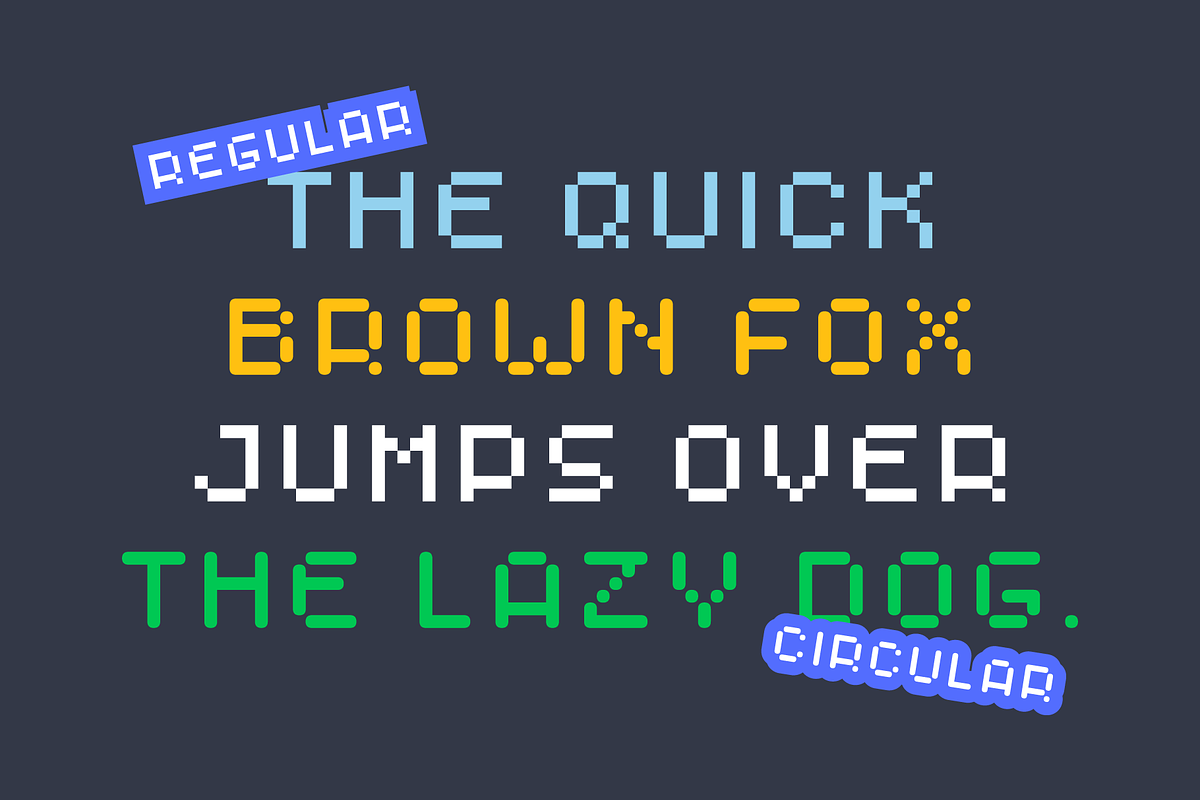 Player One - Pixel Typeface, a Sans Serif Font by alpercakici (Photo 7 of 13)