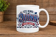Vintage Hockey Player Sports Logo, an Object Graphic by Artivon (Thumbnail 2 of 3)