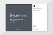 Quotes Social Media Kit, a Social Media Template by Viaduc (Thumbnail 4 of 6)