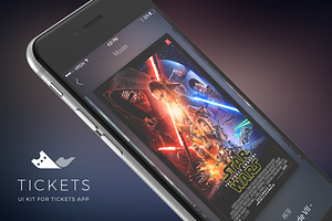 Cinema tickets UI Kit