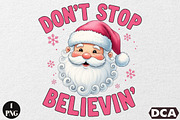 Don't Stop Believin T Shirt Png, an Illustration by DreamCafeArt (Thumbnail 1 of 6)