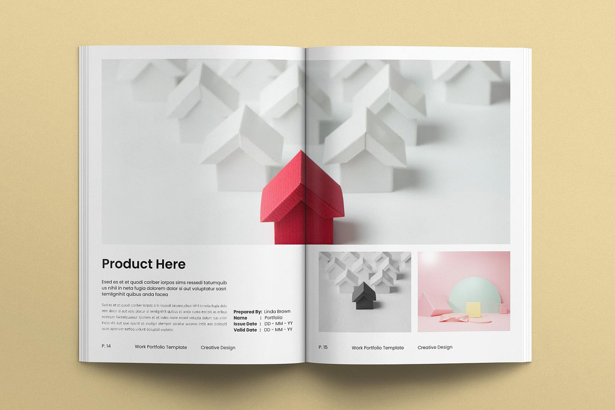 Work Portfolio Template, a Magazine Template by E-Type (Photo 6 of 8)