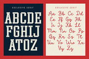 Athlete College Duo, a Slab Serif Font by MaxArt Foundry (Thumbnail 9 of 10)