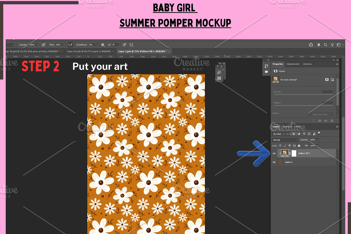 Baby Girl Summer Romper Mockuup, a Hoody Mockup by Nora Gad (Photo 4 of 22)