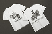 Horseman Retro Set, an Illustration by Retro Machine (Thumbnail 4 of 5)