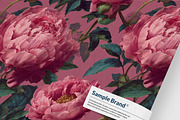 PEONY HERITAGE Seamless Pattern, a Pattern Graphic by AYAKA Studio Co. (Thumbnail 8 of 8)