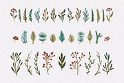 Christmas flowers and patterns, a Pattern Graphic by harmonia_green_art (Thumbnail 4 of 10)