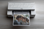 Newspaper Wedding Invitation, an Invitation Template by ZoloDesignHub (Thumbnail 8 of 10)