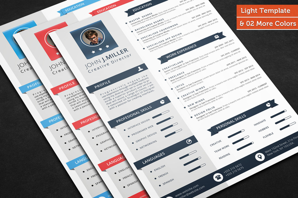 Smasher CV Resume, a Resume Template by CodePower (Photo 2 of 5)