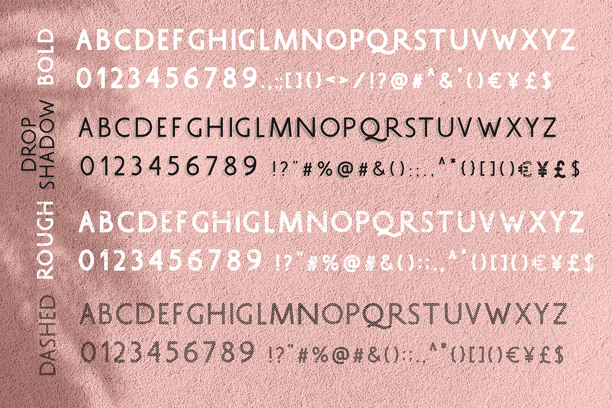 SHADOW Sans Serif Font Family, a Sans Serif Font by Anna Zakharchenko (Photo 16 of 19)