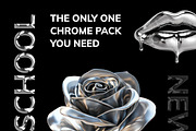 250+ Chrome Tattoo Designs, a Decorative Illustration by ProcreateInk (Thumbnail 2 of 7)