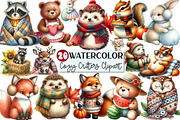 Cozy Critters & Seasons Clipart, an Illustration by Rose Art (Thumbnail 1 of 7)