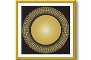 Winter Vector Round Frame With, an Illustration by FineArtStudio (Thumbnail 3 of 3)